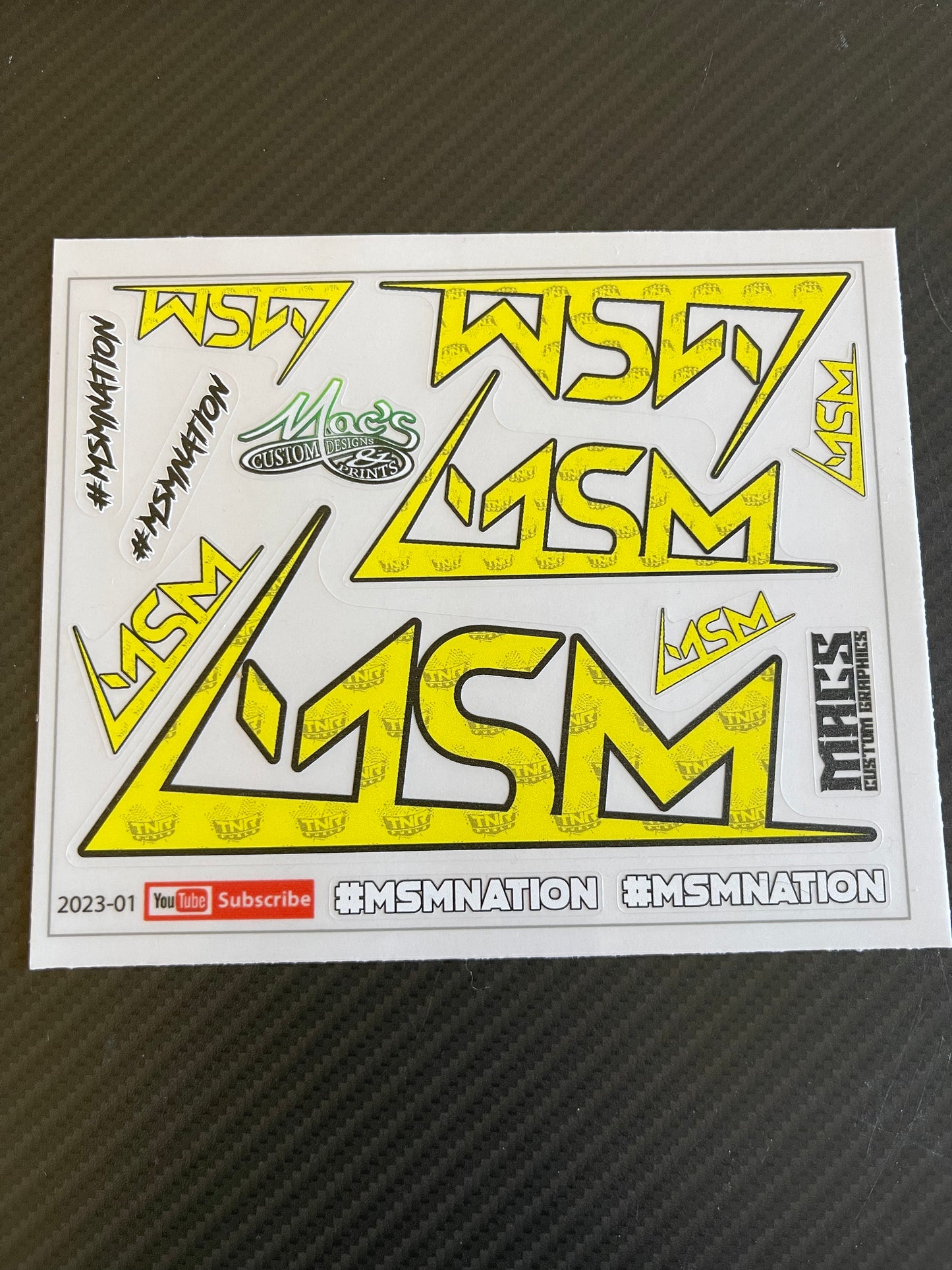 MSM Collector Stickers